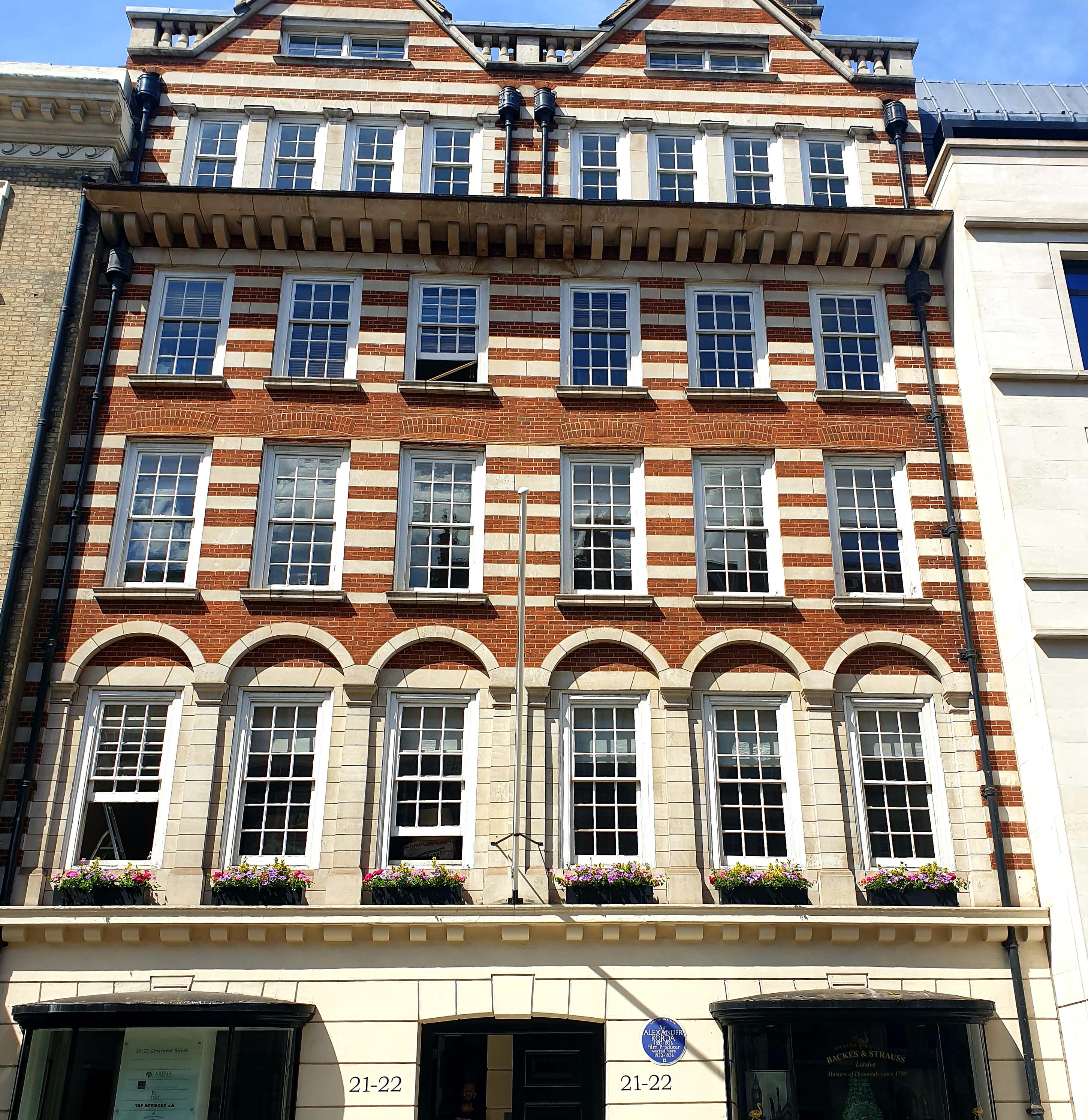Refurbishment Bond Street building facade