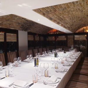 Dining room Zafferano side view
